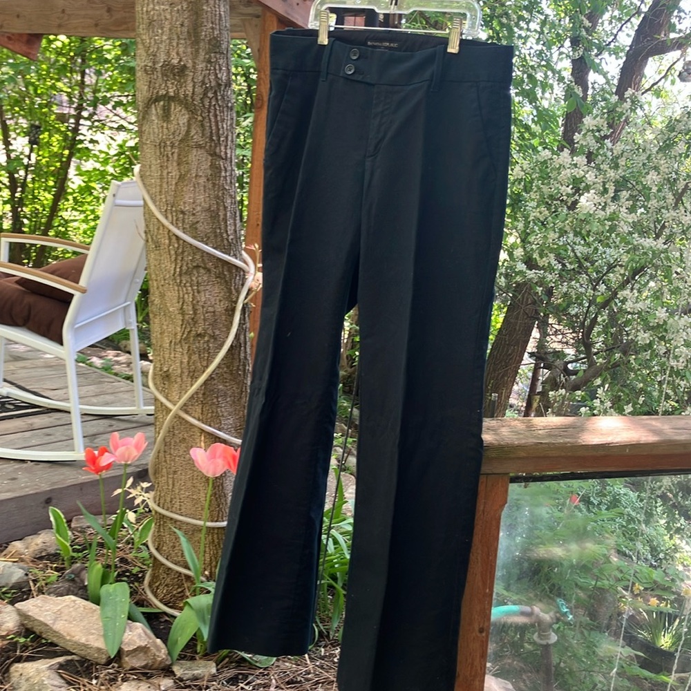 Banana Republic Black Jackson Fit Tailored Trousers